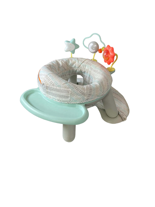 used Skip Hop 2-in-1 Sit-up Activity Baby Chair, Silver Cloud Lining