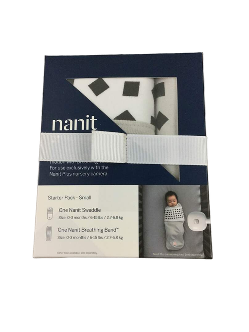 used Nanit Breathing Wear Starter Pack, Small 0-3 months / 6-15 lbs