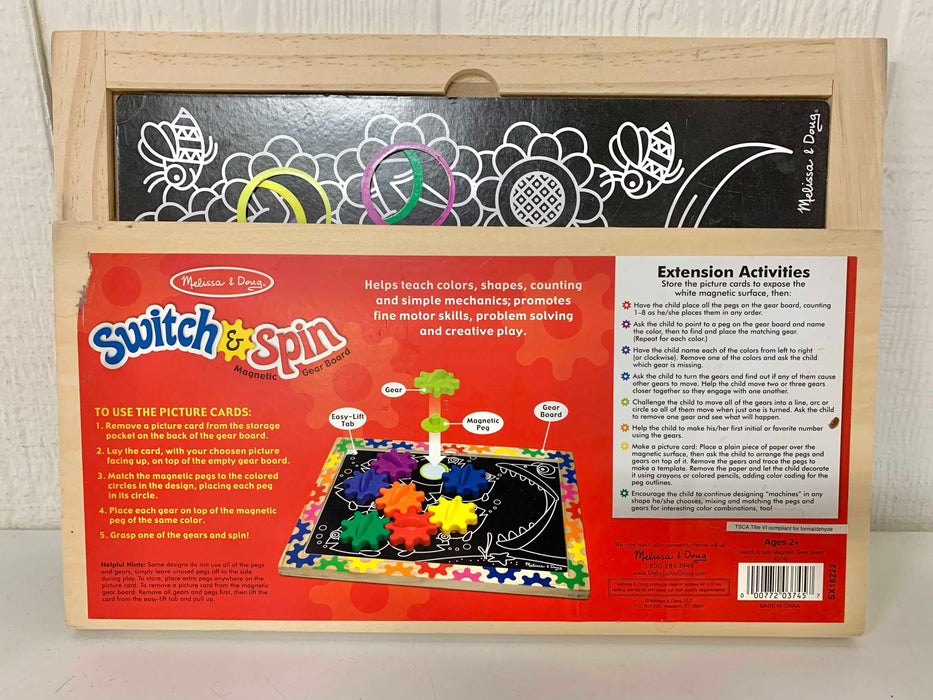 Shop Melissa & Doug Switch and Spin Magnetic Gear Board at GoodBuy Gear