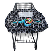 used Boppy Shopping Cart And High Chair Cover, City Squares