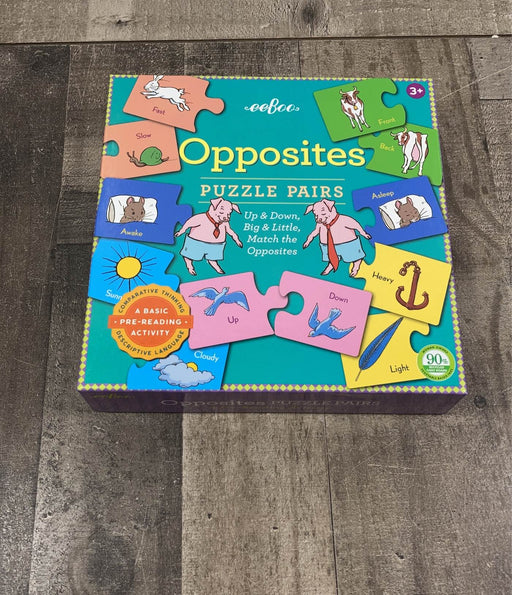 used Eeboo Opposites Puzzle Pairs