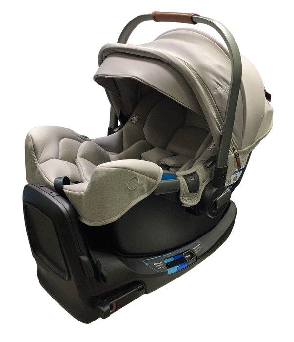 used Nuna PIPA rx Infant Car Seat with RELX Base, 2023, Hazelwood