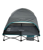 Shop Baby Delight Go With Me Bungalow Deluxe Portable Travel Cot, Teal/Grey at GoodBuy Gear