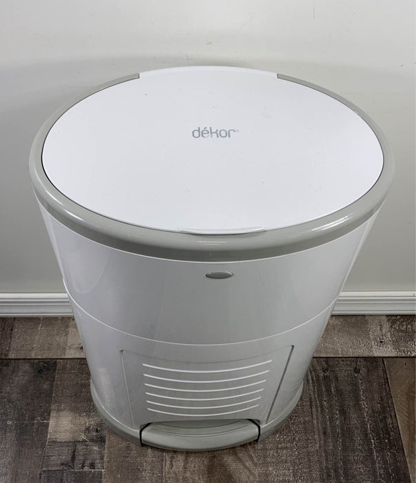 secondhand Diaper Dekor Classic Diaper Pail, White