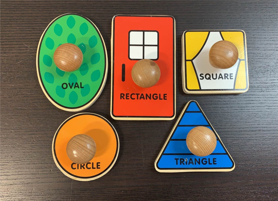 secondhand Melissa & Doug Jumbo Knob Puzzle