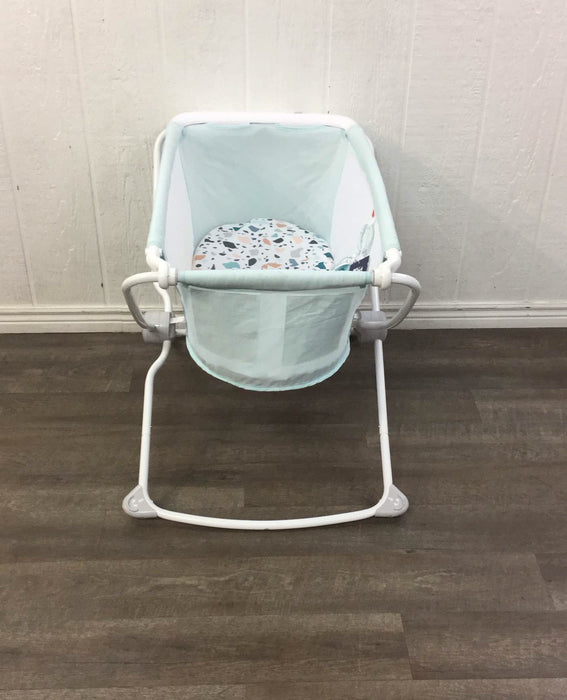 secondhand Fisher Price Rock With Me Bassinet