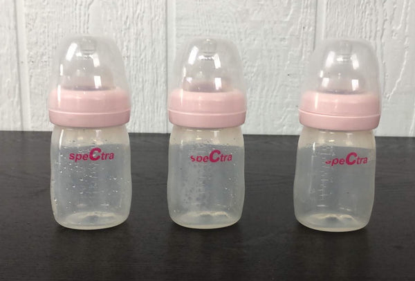 Spectra bottles with slow flow wide mouth nipples made for Spectra breast  pumps!