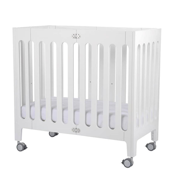 Bloom Alma Mini Crib With Mattress And Sheet, 2017, White