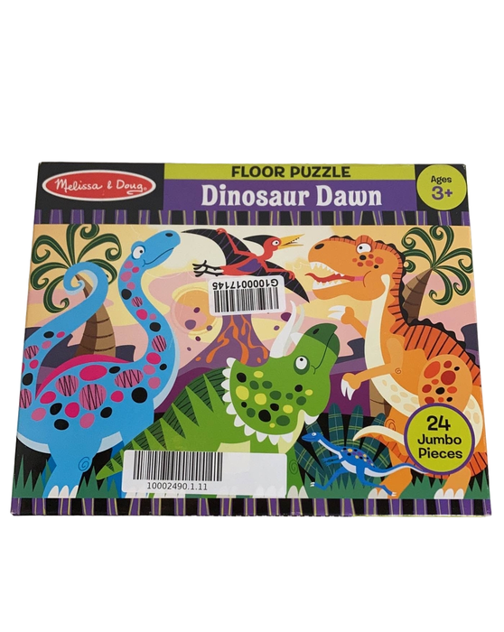 used Melissa & Doug Floor Puzzle, Dinosaur Dawn