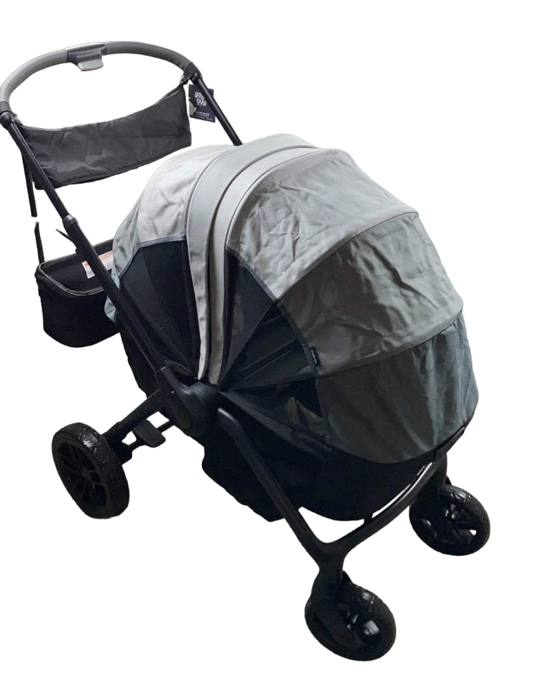 monbebe wagon stroller compatible car seats Monbebe Everyday Outings Wagon Stroller, 2023, Cobblestone Gray