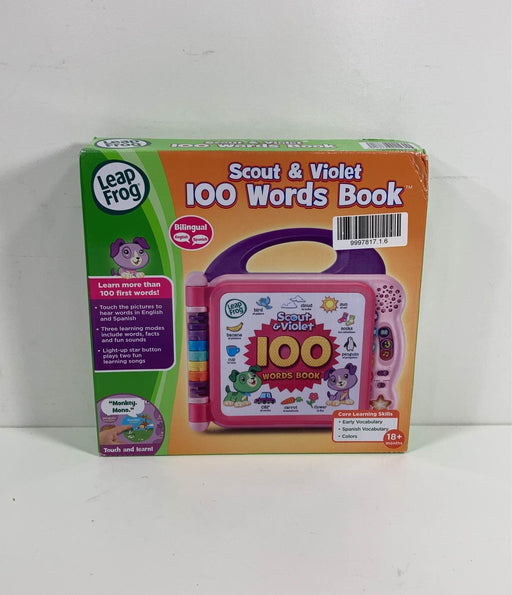 used Leap Frog Scout & Violet 100 Words Book