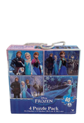 used Disney Frozen 4 Puzzle Pack