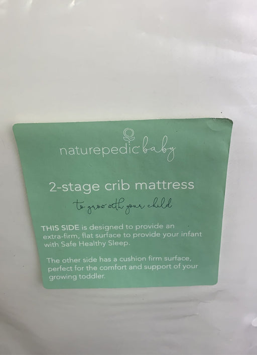 secondhand Naturepedic Organic Lightweight Crib Mattress