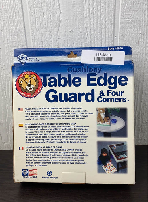 secondhand Prince Lionheart Cushiony Table Edge Guard