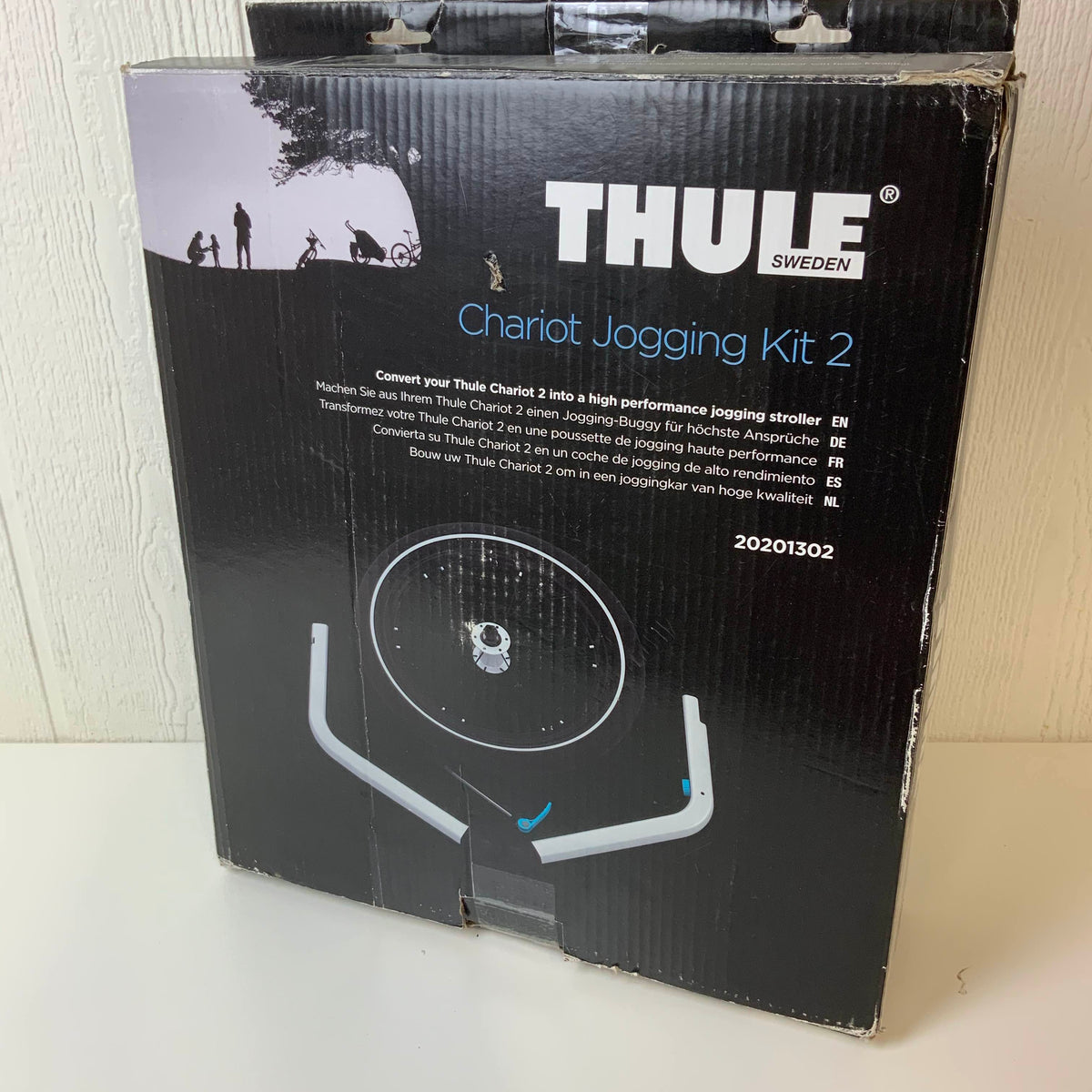 chariot stroller jogging kit Thule Chariot Cougar 2 Jogging Stroller Kit — GoodBuy Gear