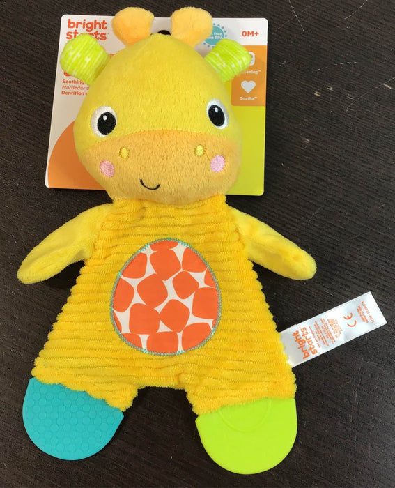 used Bright Starts Snuggle Teethe Plush Teething Toy