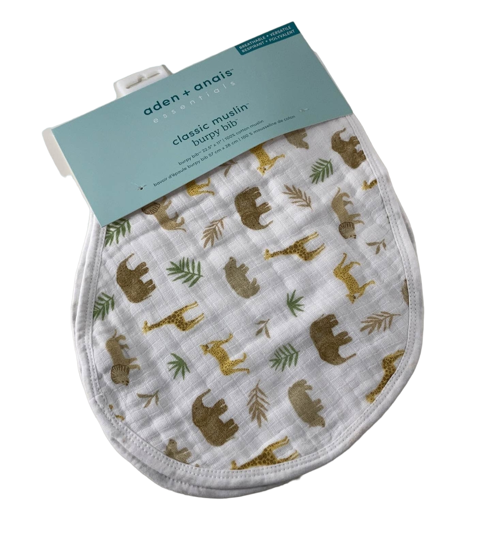 Cotton Muslin Classic Bibs - 3 Pack, Snuggle Bugz