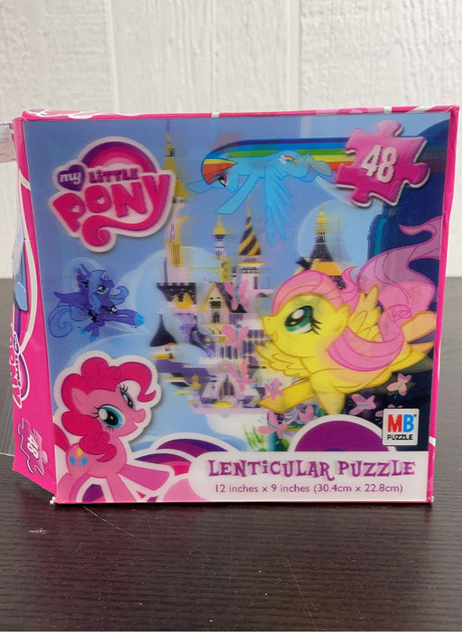 used Milton Bradley My Little Pony Lenticular Puzzle