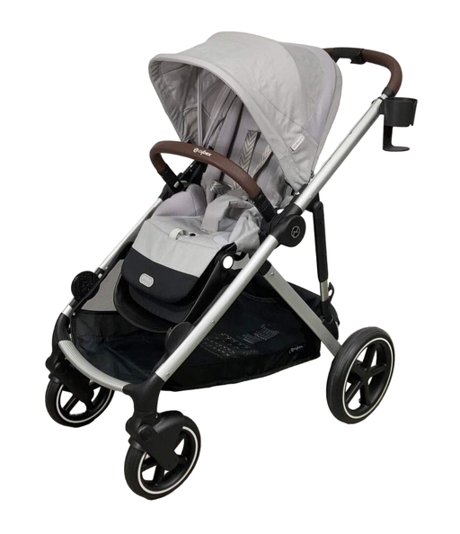 used Cybex Gazelle S Modular Stroller, Silver Frame, Lava Grey, 2022