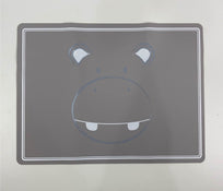 used Pottery Barn Kids Silicone Placemat, Hippo