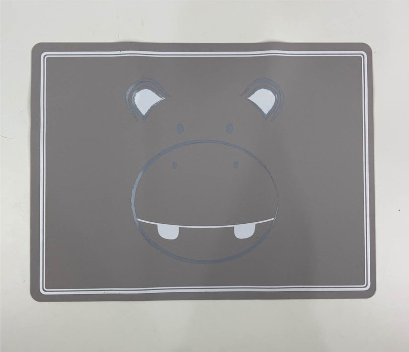 used Pottery Barn Kids Silicone Placemat, Hippo