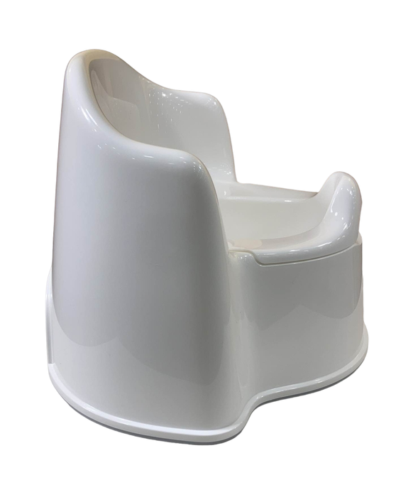 secondhand BabyBjorn Potty Chair, White/Gray