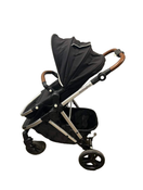 secondhand Mockingbird Single Stroller, 2019, Black, Watercolor Drops, Silver With Penny Leather