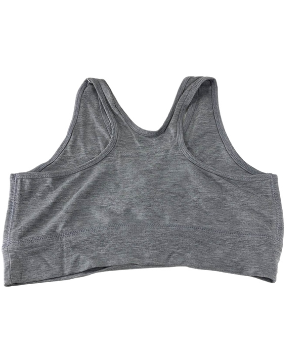 secondhand Kindred Bravely French Terry Racerback Nursing And Sleep Bra, Grey Heather, Large