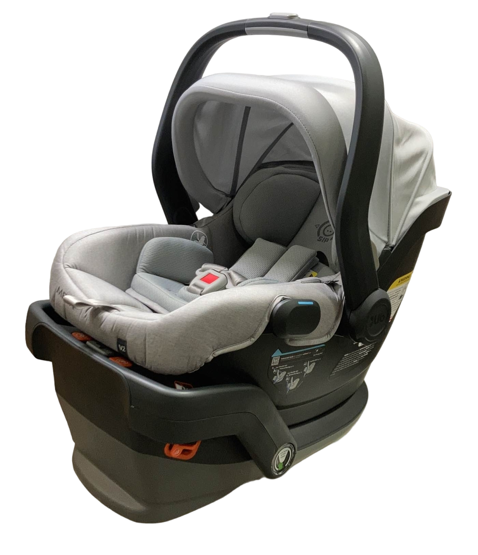 uppababy mesa pascal UPPAbaby MESA V2 Infant Car Seat, 2022, Stella (Grey Melange)