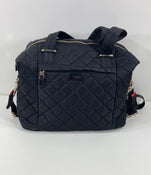 Shop StorkSak Stevie Quilt Diaper Bag, Black at GoodBuy Gear