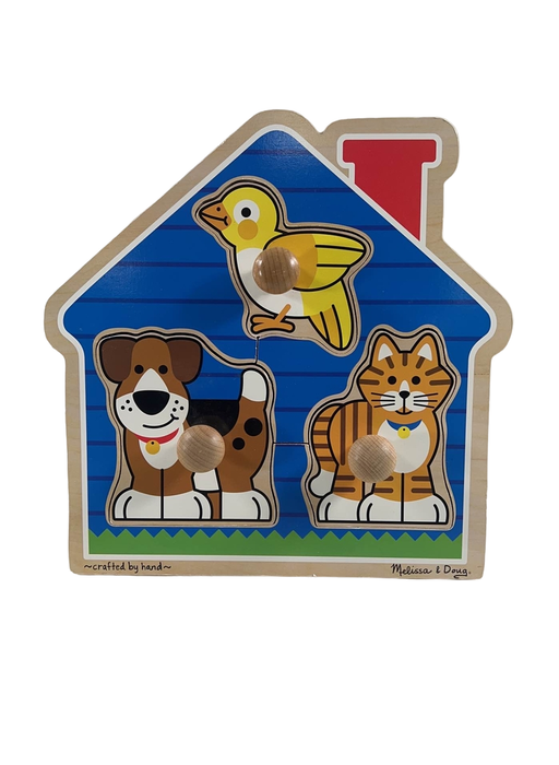 Shop Melissa & Doug Jumbo Knob Puzzle, House Pets at GoodBuy Gear