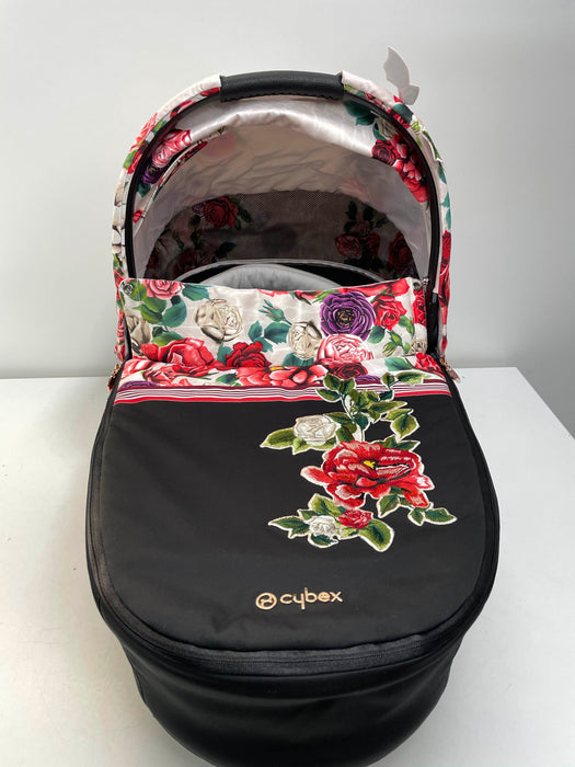 Shop Cybex MIOS LUX Carry Cot, Beige Spring Blossom at GoodBuy Gear