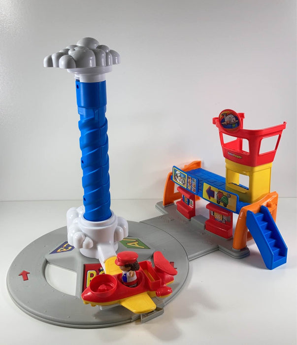 secondhand Fisher Price Little People Spinnin' Sounds Airport