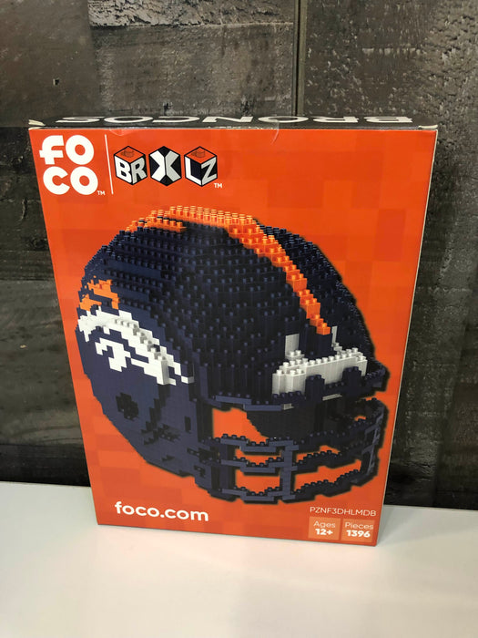 Foco Denver Broncos BRIXLZ Mini Helmet