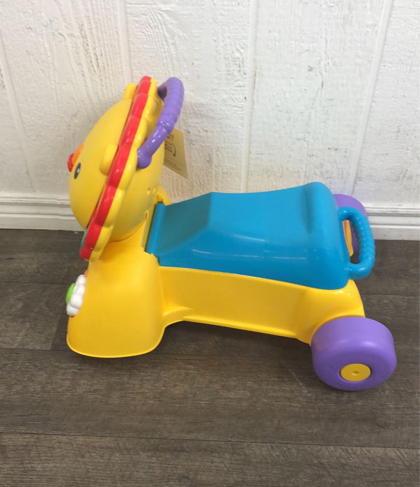 secondhand Fisher Price 3-in-1 Sit, Stride, and Ride Lion Toy