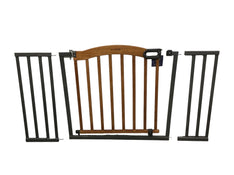 secondhand Summer Infant Decorative Wood and Metal 32 in. Pressure Mounted Gate