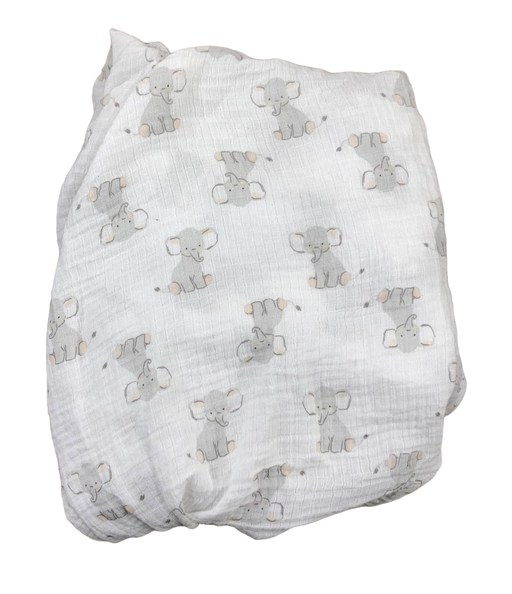 used Aden + Anais Muslin Crib Sheet, Safari Babes