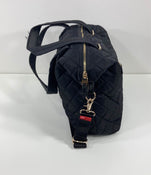 Shop StorkSak Stevie Quilt Diaper Bag, Black at GoodBuy Gear