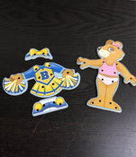 secondhand Melissa & Doug Dress Up Lacing Bear