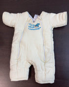 used Baby Merlin's Magic Sleepsuit, Small 3-6 Months, Cotton, Cream