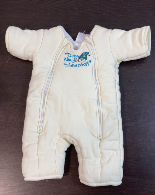 used Baby Merlin's Magic Sleepsuit, Small 3-6 Months, Cotton, Cream