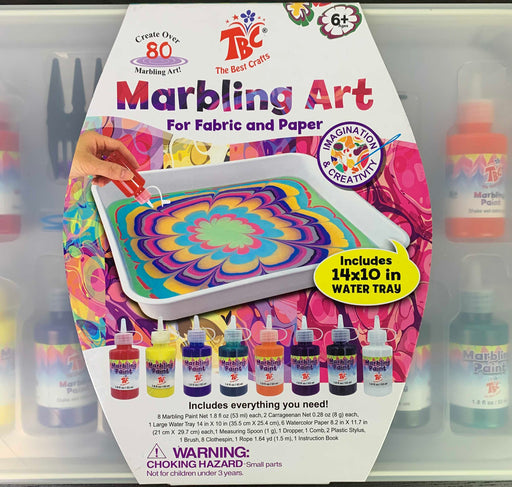 used TBC Marbling Art Paint Kit