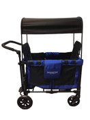 used Wonderfold W2 Original Multifunctional Double Stroller Wagon, 2021, Blue