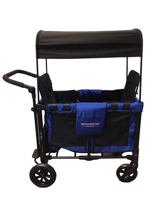 used Wonderfold W2 Original Multifunctional Double Stroller Wagon, 2021, Blue