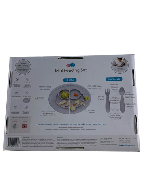 secondhand ezpz Mini Feeding Set, Sage