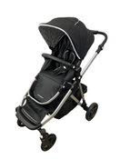 secondhand Mockingbird Single to Double Stroller, 2022, Silver with Black Leather, Windowpane, Black