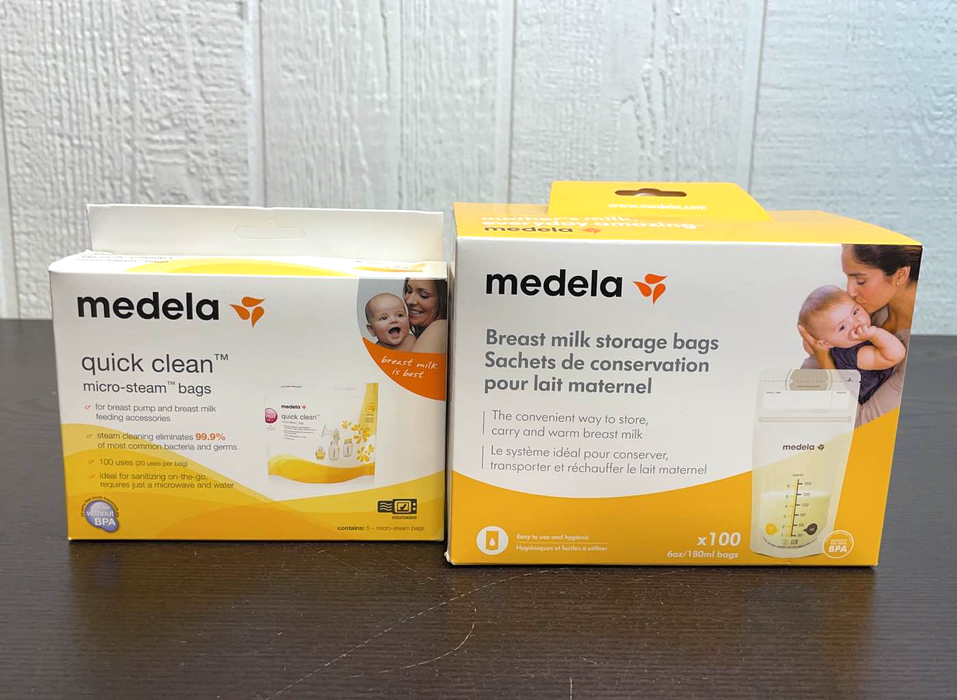 used BUNDLE Medela Accessories