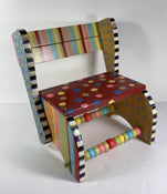 used MacKenzie Childs Step Stool