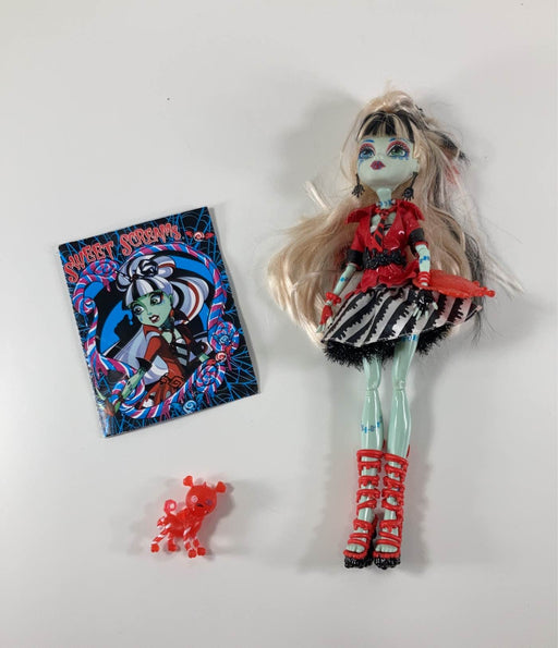 used Mattel Monster High Doll, Sweet Screams Frankie Stein