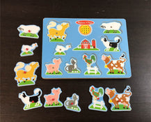 secondhand Melissa & Doug Sound Puzzle, Farm Animals 